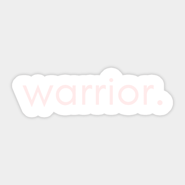 Warrior Sticker by warriorgoddessmusings